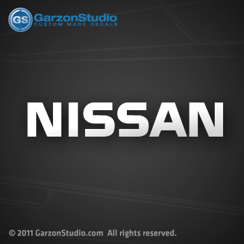 Nissan decal letters #3