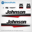 1997 1998 johnson outboard 25 hp decal set decals
BJ20SRLECB 0343188 0343190 0343192 25hp
0343189 0343190, 0343191 
