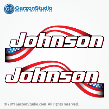 JOHNSON American Stripes decals decal set