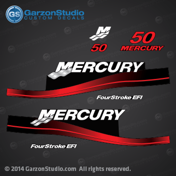 2002 2003 2004 2005 MERCURY 50 hp decal set red 50hp decals cowling graphics
883525A02
DECAL SET ME50EFI 4-S 3 CYL (RED)
2002 - 2004
MODELS:

Model

ELPT 4: 1A414123B, 1A41412AB, 1A41412AF, 1A41412CB, 1A41412CF, 1A41412DB, 1A41412ZB, 1A41412ZE, 1A41412ZF.

ELPT-BF 4: 1A414523B, 1A41452AB, 1A41452AD, 1A41452AN, 1A41452CB, 1A41452CD, 1A41452CN, 1A41452DB, 1A41452DD, 1A41452DN, 1A41452FD, 1A41452FN, 1A41452ZB, 1A41452ZD, 1A41452ZN.
    
ELHPT 4: 1A50411ZD, 1A50411ZE, 1A514113D, 1A51411AB, 1A51411AD, 1A51411AN, 1A51411CD, 1A51411CN, 1A51411DD, 1A51411FD, 1A51411ZB, 1A51411ZD, 1A51411ZE.

ELPT 4: 1A50412ZD, 1A50412ZE, 1A50452ZD, 1A50452ZE, 1A514123B, 1A514123D, 1A51412AB, 1A51412AD, 1A51412AN, 1A51412CB, 1A51412CD.
ELPT: 1A51412CN.
 
Mercury 883525A02 DECAL SET (MERC 50)(TRACKER 50)(2002-2004) 
MERCURY 50 EFI (4 CYL.)(4-STROKE) Mercury
50HP Mercury Serial Numbers: 0P153500 THRU 0P400999

MERCURY 50 EFI (4 CYL.)(4-STROKE) Mercury
50HP Mercury Serial Numbers: 0T409000 THRU 1B344306 
Starboard side decal,
Port Side decal,
50 hp front decal,
50 hp rear decal,
37-859269-7, Four Stroke decal,


