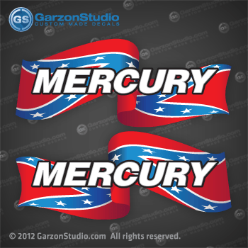 mercury outboard decals