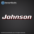 2002 2003 2004 2005 2006 johnson starboard/port rear front engine decal for outboards graphite smoke gray black motor covers
