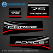1996-1997 Force 75 hp decals 820734A95 DECAL SET FORCE outboard (INCLUDES FRONT-REAR-PORT-STARBOARD) 
H075412TD ELPT
H075412TT ELPT
H075312TD EL
H075312SD EL
H075412SD ELPT
H075412ST ELPT

