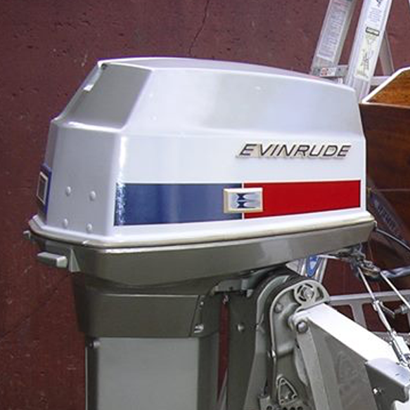 1971 Evinrude 125 hp Starflite V4 decal set 0279388 | GarzonStudio.com