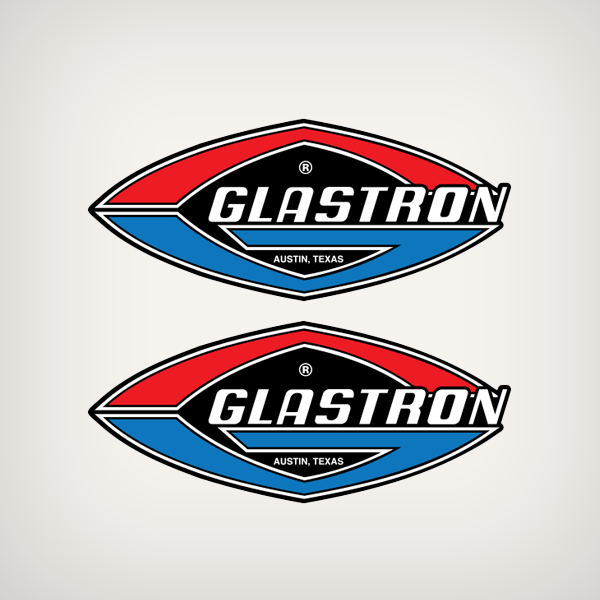 1970 1971 1972 1973 1974 1975 1976 1977 1978 1979 Glastron Boat Logo Austin  Texas Decal Set.