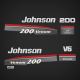 1997 1998 Johnson 200 hp Venom Decal set 0439557

Models
J200STLECE 1998