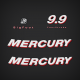 2006 Mercury 9.9 hp FourStroke Big Foot decal set