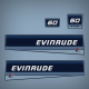 1985 Evinrude 60 hp VRO Decal Set 0282441