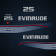 1996 1997 Evinrude 25 hp Decal Set 0284886

0284886 DECAL SET (25)