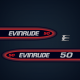 1998 Evinrude 50 hp Decal Set 0285060