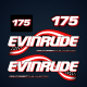 1999 2000 Evinrude 175 Ficht Direct Fuel Injection Stars and Stripes Decal Set custom theme
U.S. U.S.A. usa flag American 