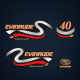 1999-2000 Evinrude 40 hp 4 Stroke (Four Stroke) Gold Version Decal Set