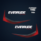 2015 Evinrude 115 hp Decal Set E-TEC Blue Models *