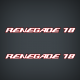 1999 Javelin Renegade 18 Decal set
2000
bass Boat Decals models stickers hull mark 