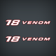 2000 2001 javelin 18 venom bass boat decal set replacement