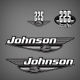 2000 Johnson 225 hp Ocean Pro decal set