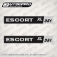 ESCORT XL 351 DECAL SET (Outboards)