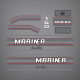 1990-1993 Mariner 150 hp decal set 813036A92 outboard decals
813035A90
9742A88, 9742A89, 9742A92, 9742A93, 9743A10, 9743A88, 9743A13