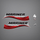 2006-2020 Mariner 4 hp 4S decal set
8M0057105 DECAL SET
8592711
8M0085745 DECAL M-ICON
2007 2008 2009 2010 2011 2012 2013 2014 2015 2016 2017 2018 2019
8M0056433 Black Mercury
8M0056434 COWL ASSEMBLY Silver Mariner
Cowling Top Diagram 46686 69739
