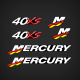 Mercury Racing 40 hp 40xs decal set replica stickers decals
1996 1997 1998 1999 2001 2002 2003 2004 2005 2006 2007 2008 2009 Outboards.