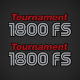 Tournament 1800 FS decal set