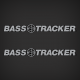 Bass Tracker Boat decal set