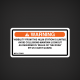 Boat Warning Decal MRP 1752856 sticker label
VISIBILITY FROM THIS HELM STATION IS LIMITED. AVOID COLLISIONS-MAINTAIN LOOKOUT AS REQUIRED IN 'RULES OF THE ROAD' BY US COAST GUARD