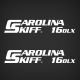 Carolina Skiff 16 DLX Decal Set