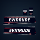 1991 1992 1993 Evinrude 30 hp 4 Stroke Decal Set 0284329