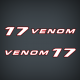 2000-2001 Javelin VENOM 17 Decal Set
