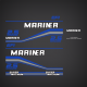 1995-1997 Mariner 2.5 offshore EFI Super Magnum decal set Blue
