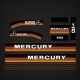 1984-1985 Mercury 150 hp oil injected decal set 13486A86