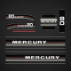 1987 1988 Mercury 80 hp Oil Injected decal set 13488A86