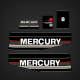 1991-1993 Mercury 8 HP decal set 12836A89 *