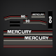 1989-1990 Mercury 90 hp decal set