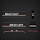 1989 MERCURY 70 hp decal set 43529A86 decals stickers outboard stripes