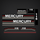 1991-1993 Mercury 115 hp decal set 13174A89