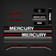 1991 1992 1993 Mercury 200 hp 2.5 Litre OFFSHORE decal set (Outboards)