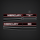 1994 1995 Mercury 90 Hp 2 stroke Decal Set 

823417A96 MERCURY 90 DECAL SET (2-STROKE)