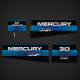 1995 1996 1997 1998 1999 Mercury 30 hp Sea pro Decal Set 808683A95
two stroke outboard
carbureted 2 cylinder engine cover