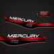 1996 1997 1998 Mercury 40 h DECAL SET (ELECTRIC) RED 824093A96
two stroke electric outboard
carbureted engine cover