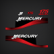 1999 2000 2001 2002 2003 2004 Mercury 175 hp decal set Red

824911A00 DECAL SET
Mercury Outboard Stickers