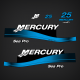 stickers labels decals sticker
2000 2001 2002 2003 2004 2005 2006 Mercury 25 Hp SeaPro 811304A00 Decal Set