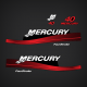 2000 2001 2002 2003 2004 2005 Mercury 40 hp four Stroke decal set 803641A00 outboard motor covers
4 stroke