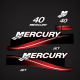 2005 2006 mercury 40 hp jet oil window 3 cylinder two stroke outboard stickers 897513A03