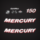 2006 Mercury 150 hp Optimax decal set 854294A06
counter rotation 
smart craft 
integrated marine technology
