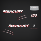 2006 Mercury Verado 150 Hp Four Stroke Decal Set 892565A06