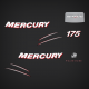 2006 Mercury Verado 175 Hp Four Stroke Decal Set 892565A06
