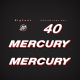 2006-2012 Mercury 40 hp FourStroke EFI BigFoot decal set 883592A06