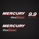 2006 2007 2008 2009 2010 2011 2012 2013 2014 Mercury 9.9 hp FourStroke Pro Kicker decals kit 8M0072625 DECAL SET Mercury, 9.9 [0R401468] & Up
outboard motor top cowl cover decals stickers